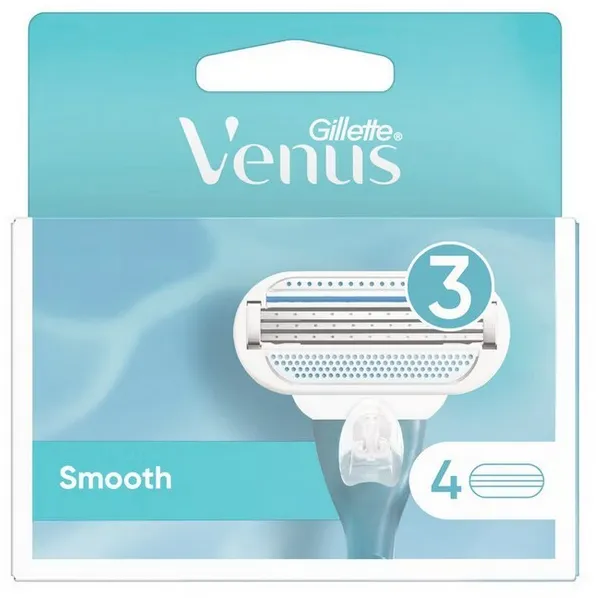 Gillette - Venus Smooth Barberblader - 4-pakning