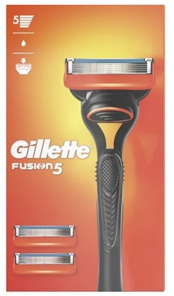 Gillette - Fusion5 barberhøvel + 3 blader