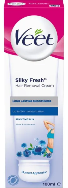 Veet Silky Fresh Hårfjerningskrem 100 ml - Sensitiv hud